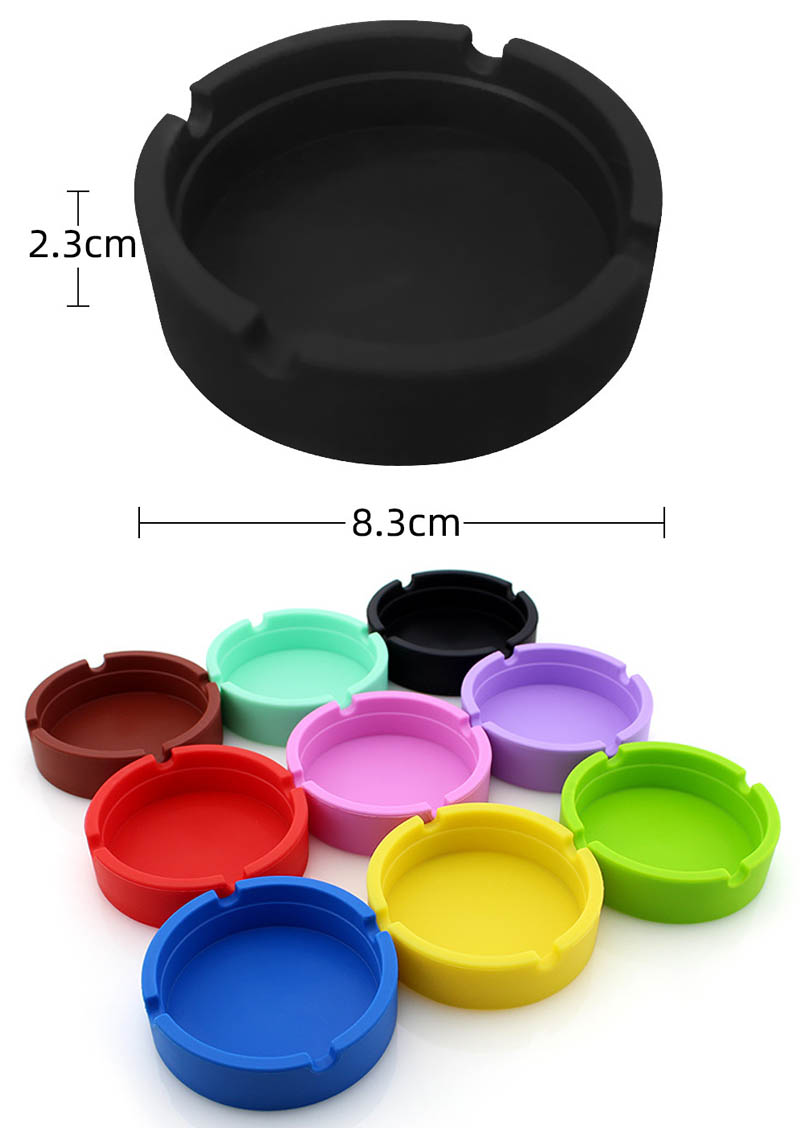 round ashtray